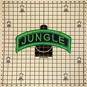 Jungle Tab, Colored Patch, US Army