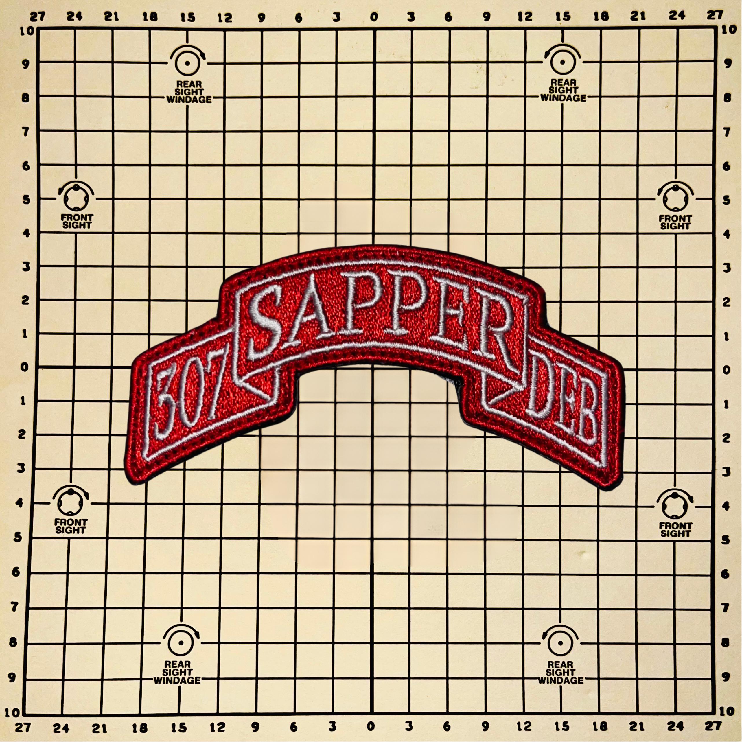 Engineer Sapper Patch 307th Engineer Battalion, DEB, Sapper Scroll Patch - Etsy
