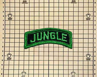 Djungelflik, Färgad Tygmärke, Amerikanska Armén