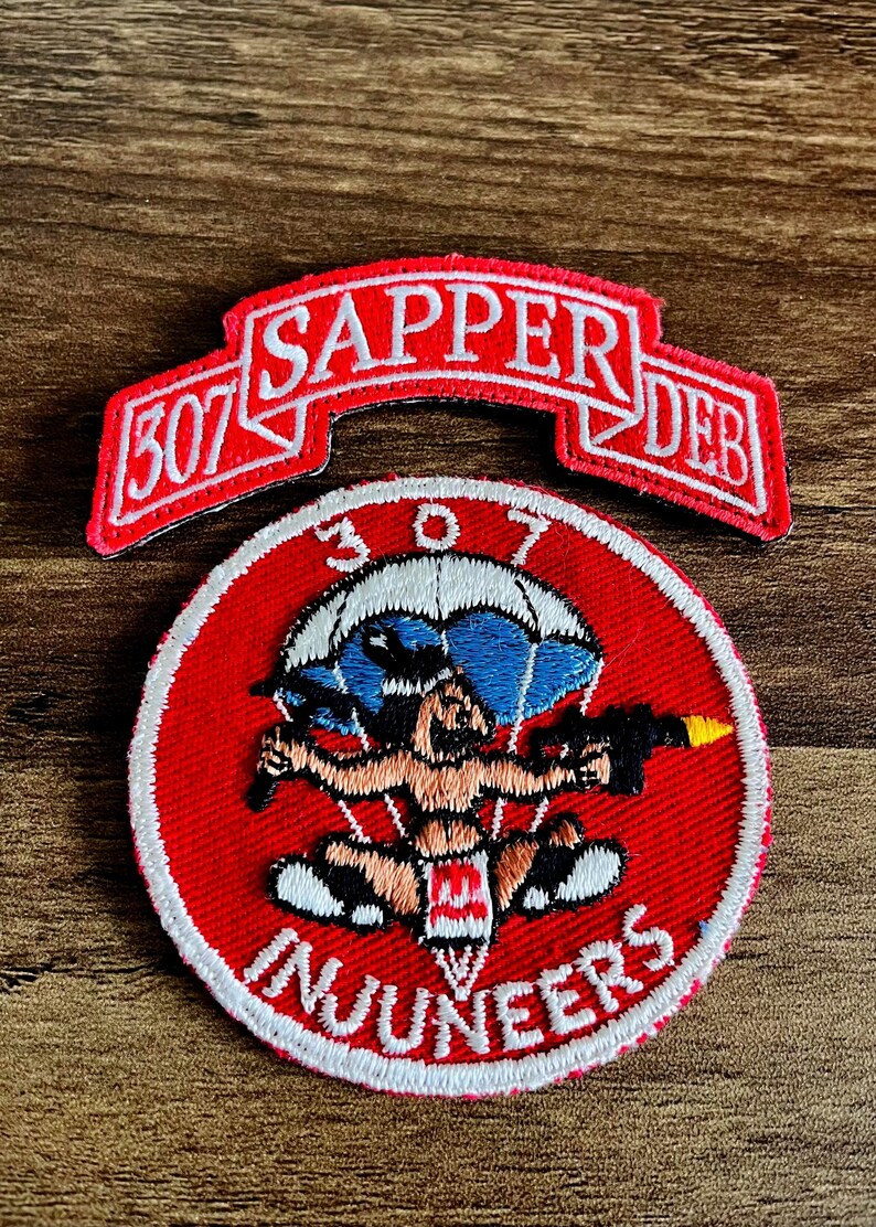 Engineer Sapper Patch 307th Engineer Battalion, DEB, Sapper Scroll Patch - Etsy