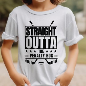 Maglietta da hockey per ragazzi - Maglietta da hockey divertente per bambini, regalo per giocatori di hockey, maglietta da hockey sul ghiaccio, regalo per ragazzi, maglietta sportiva per ragazzi e ragazze