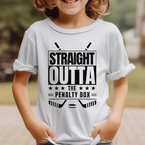 Youth Hockey T-Shirt - Funny Hockey Shirt for Kids, Hockey Player Gift, Ice Hockey Tee, Youth Hockey Gift, Sports Shirt for Boys & Girls