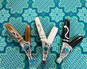 Kuripe Artesanal "Awakening of Kundalini" – Sacred Wood: Pona, Tahuari and Bone (Special Edition)