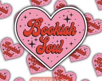 Bookish Soul Sticker - Holographisch