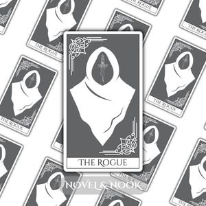 The Rogue Tarot Card Sticker - Holographic