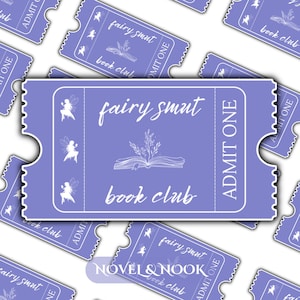 Fairy Smut Ticket Stub Sticker - Holographic