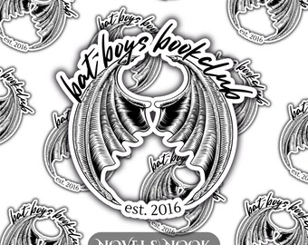 Fledermaus Junge Buchclub Sticker