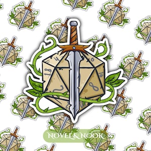 Dungeons & Dragons Druid D20 Sticker