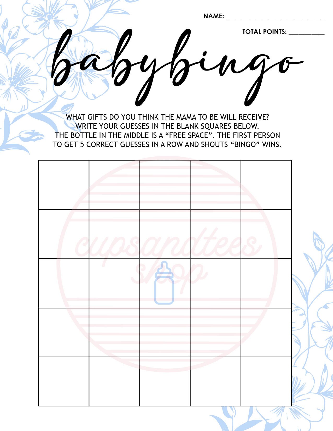 Baby Shower Game Bundle, Minimalist Baby Shower Games, Modern Baby