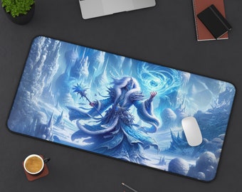 Frost Mage Desk Mat Large Mouse Pad Desk Mat TCG Magic The Gathering table top game MTG trading card game playmat gaming