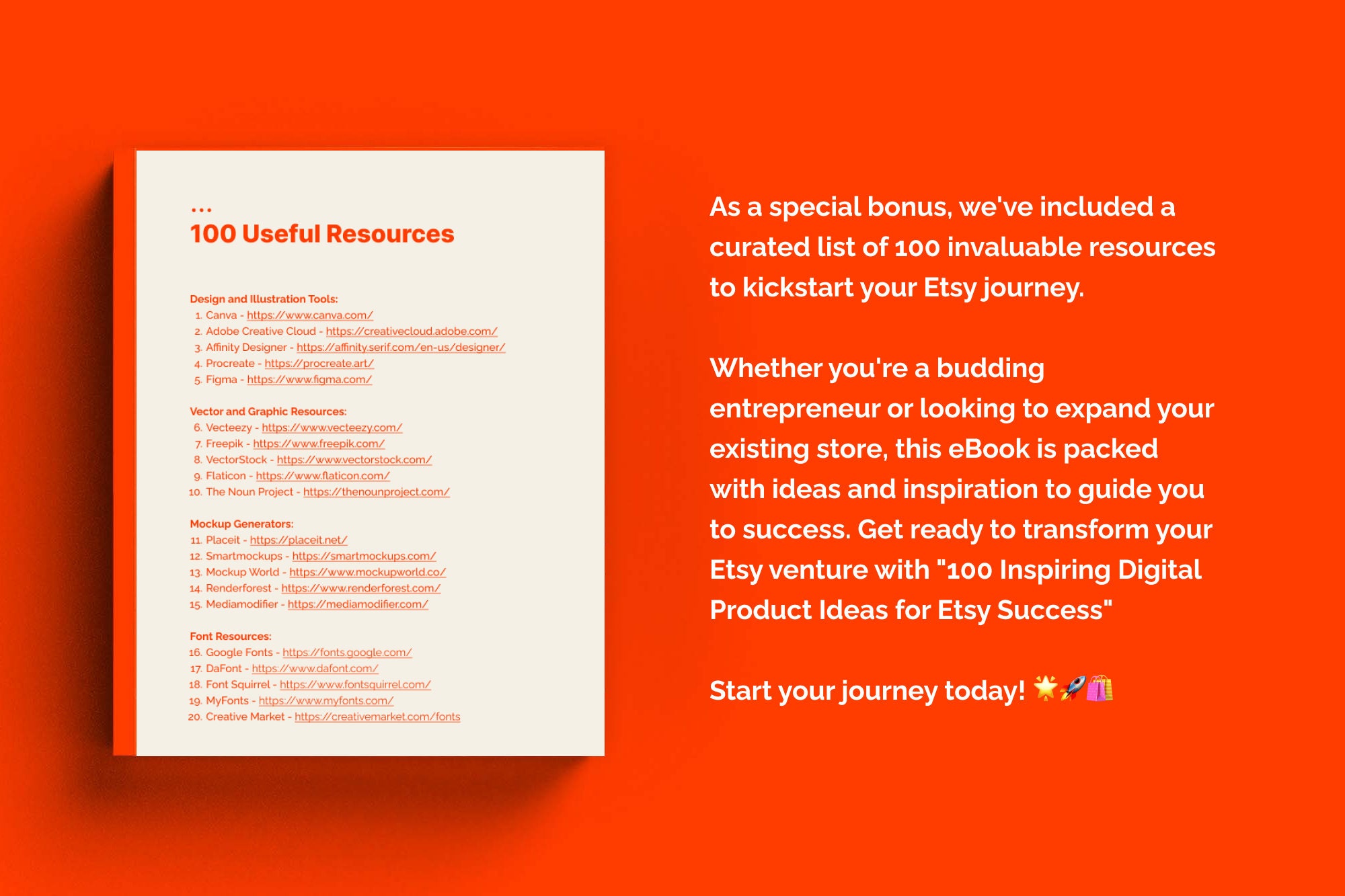100 Inspiring Digital Product Ideas for Etsy Success // Passive Income ...