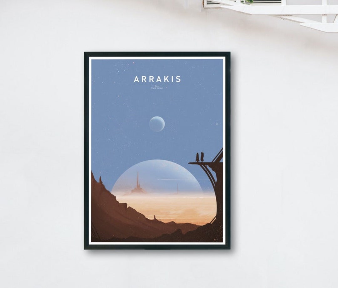 PNG Arrakis Poster | Dune Movie Wall Decor - POSTER or CANVAS Wall Art ...