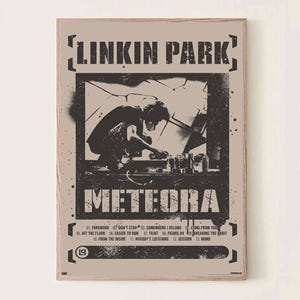 LINKIN PARK リンキンパーク 直筆サイン入りポスター Linkin park