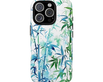 Watercolor Bamboo Phone Case l iPhone, Samsung, Pixel