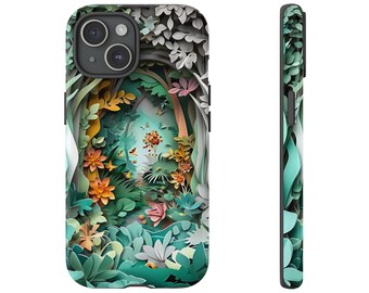 Kirigami Forest Phone Case l iPhone, Samsung, Pixel