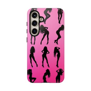 Coque de portable chic rose fuchsia l iPhone, Samsung, Pixel
