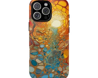 Psychedelic Glass Phone Case l iPhone l Samsung l Pixel