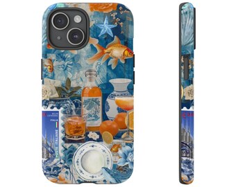 Funda italiana para teléfono Collage de verano l iPhone, Samsung, Pixel
