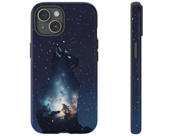 Cosmic Cat Phone Case l iPhone, Samsung, Pixel