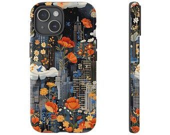 City Floral Phone Case l iPhone, Samsung, Pixel