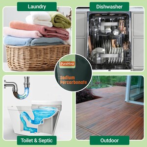 dishwashing booster
prevent lime scale build up
sodium percarbonate 
oxi clean
oxygen bleach
