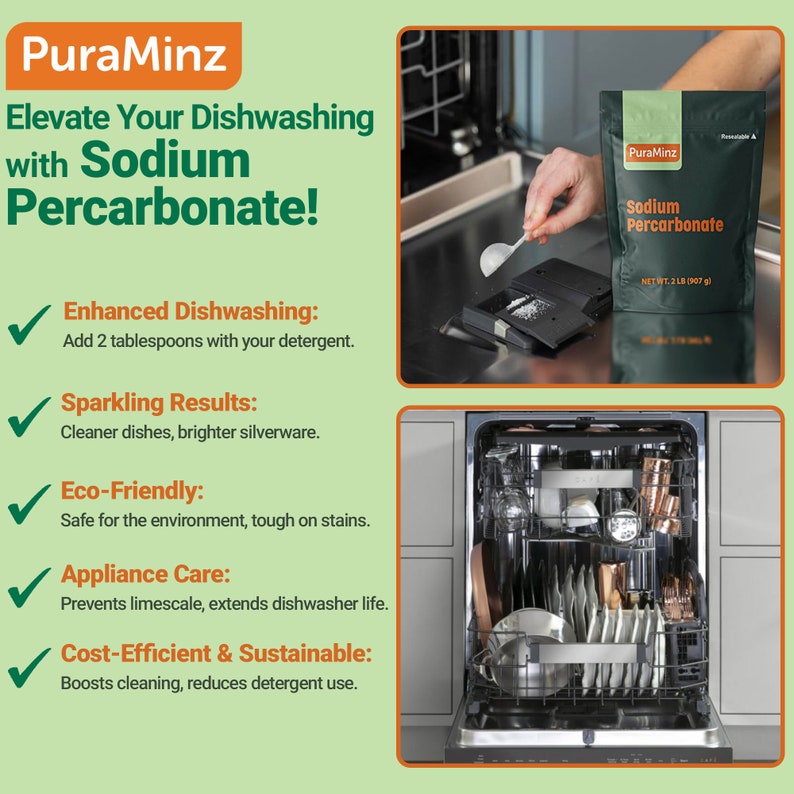 dishwashing booster
prevent lime scale build up
sodium percarbonate 
oxi clean
oxygen bleach