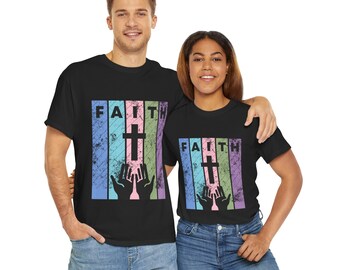 Clothing Faith Cross T-shirt Christian Unisex Everyday tee
