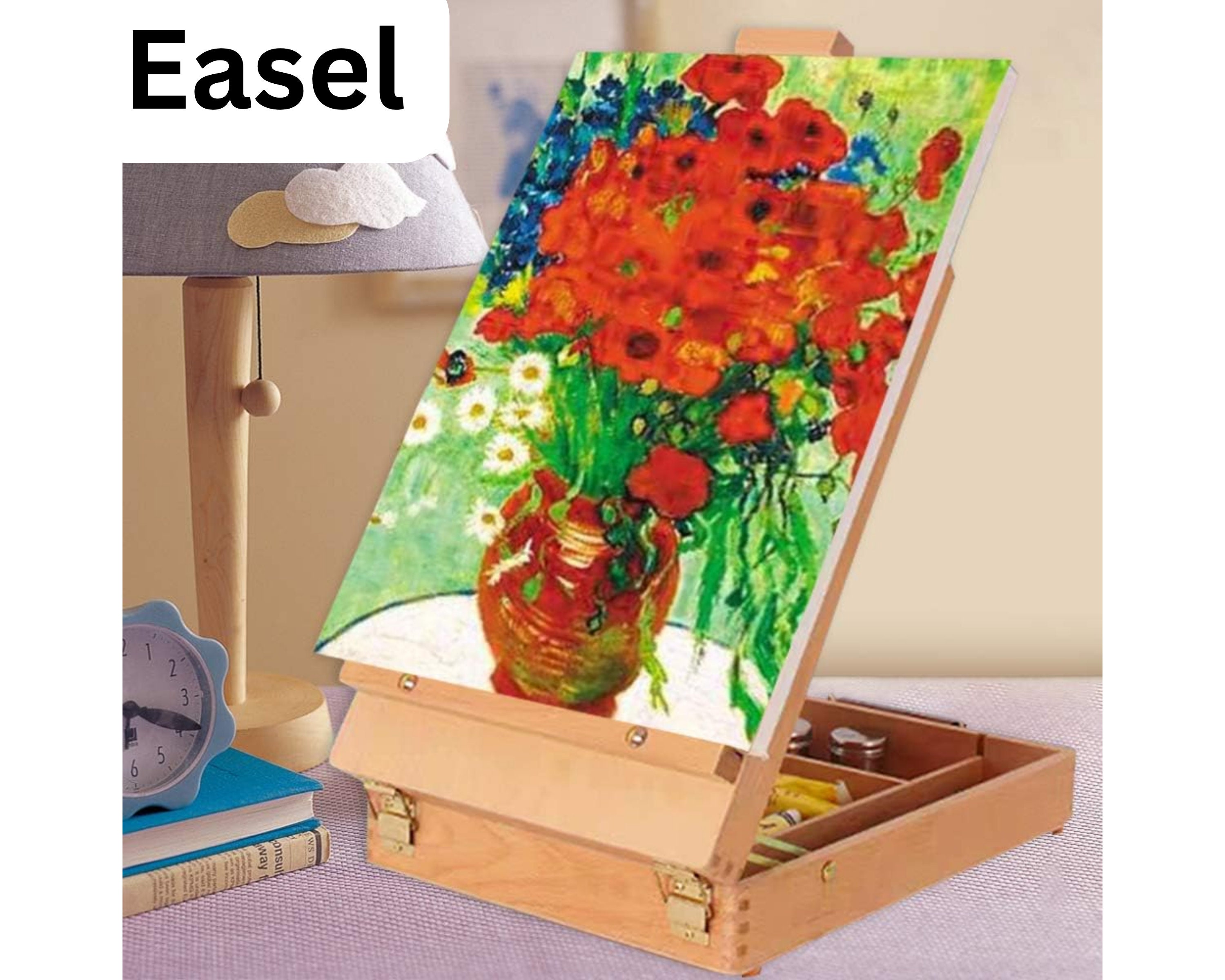 Drawing Board, Table Easel, Tabletop Easel A3 Wood Desktop Painting,  Drawing Table, Sketching Board & Display Easel Table Easel ТМ-37 A3 