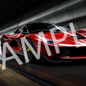 Ferrari La Ferrari Digital Image ideal for 11oz and 15oz Car Mug 6000x2792 Pixels PNG Instant Download