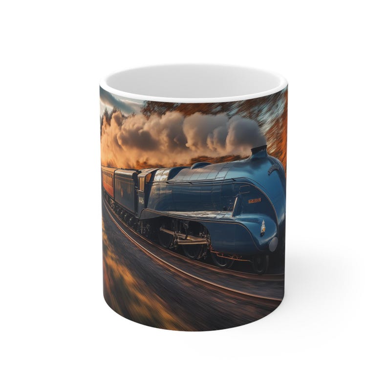 Mallard Steam Locomotive Mug - LNER Class A4, Celebrate the World's ...