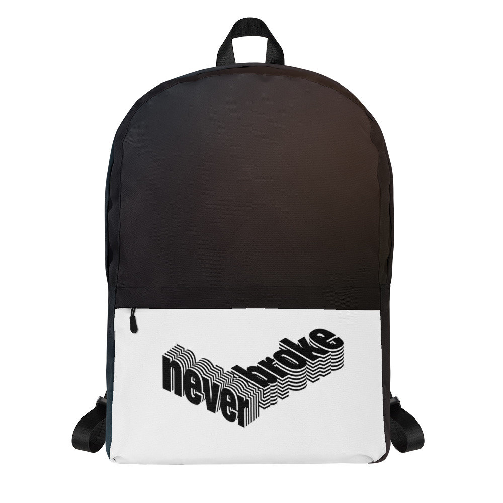 Never broke clearance again book bags