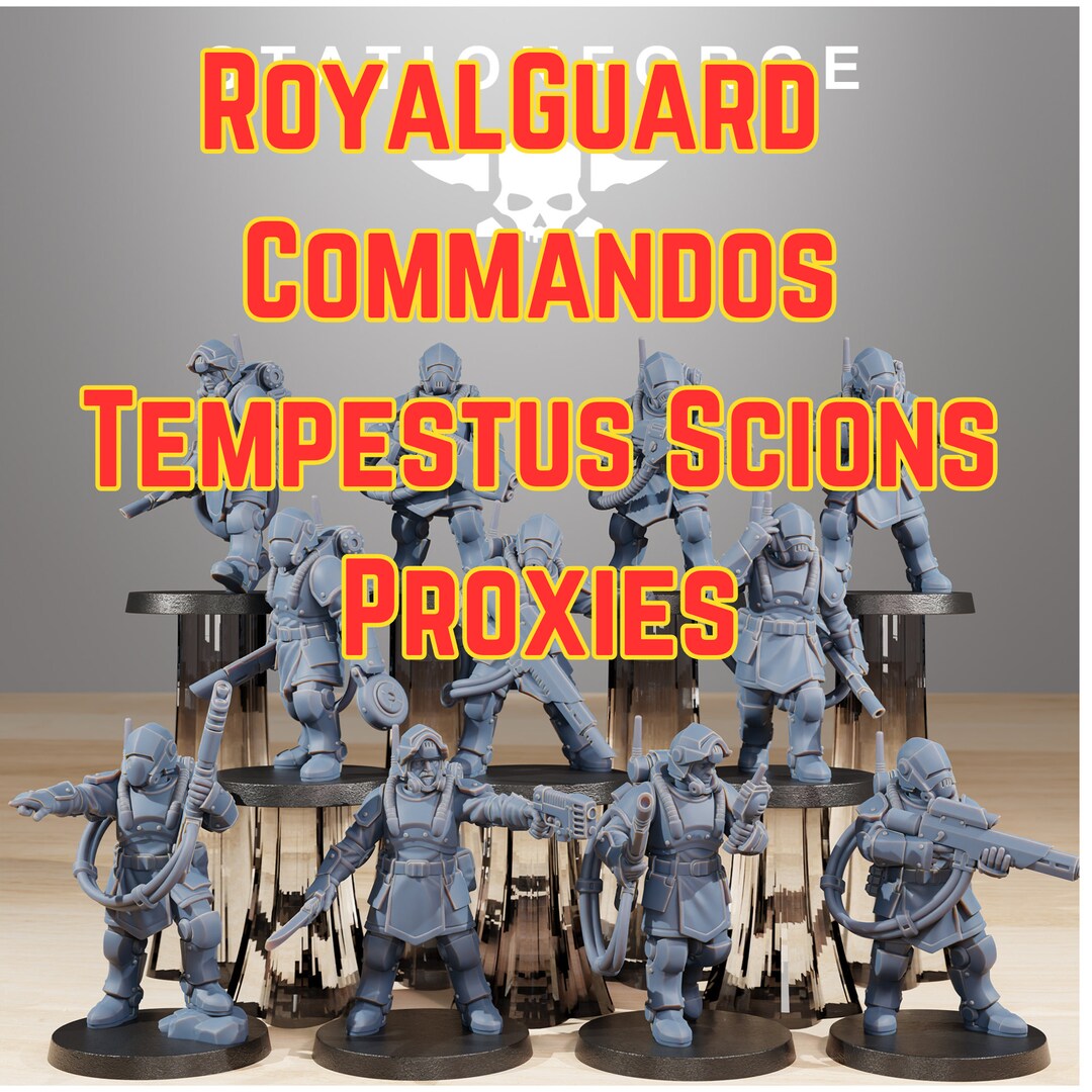 STL Bundle Tabletop Miniatures Grimdark Future 3D Print File Stls ...