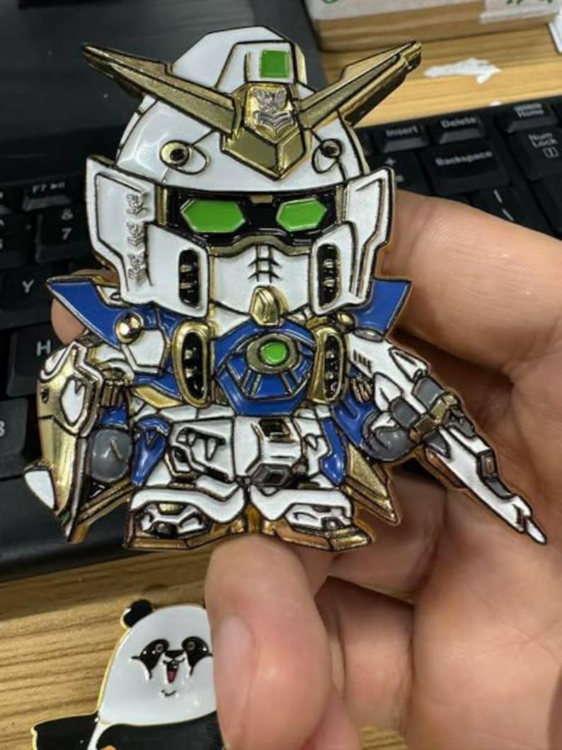 Navy Gundam-Inspired Challenge Coin | Chief and Petty Officer | US Navy Collectible Coin | Military Anime Style Coin | Senior image 4