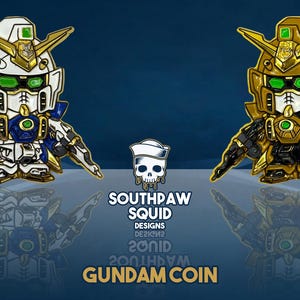 Navy Gundam-Inspired Challenge Coin | Chief and Petty Officer | US Navy Collectible Coin | Military Anime Style Coin | Senior image 5