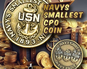 Navy's Smallest Chief Coin