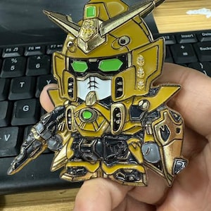 Navy Gundam-Inspired Challenge Coin | Chief and Petty Officer | US Navy Collectible Coin | Military Anime Style Coin | Senior image 3