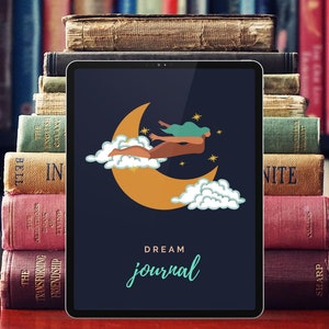 Diario de sueños digital | registro mensual de sueños | rastreador de sueño | calendario lunar 2024 | páginas sin fecha | Archivo PDF: A4, A5, carta EE. UU. | inglés