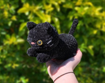 Lazy Solid Kitten - PDF CROCHET PATTERN