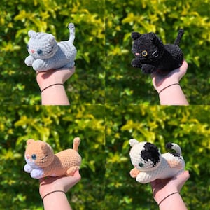 Lazy Kittens 4-in-1 - PDF CROCHET PATTERN