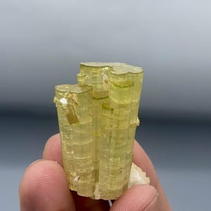 Green tourmalines bunch