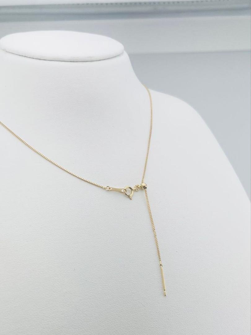 K18 Venetian Chain Slide Pin 0.7mm 45cm/japan Seller - Etsy