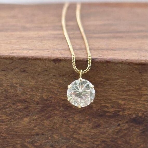 K18 天然ダイヤ ネックレス natural dai necklace K18 Japan Gold Necklace With Pendant Natural Diamond 0.748ct