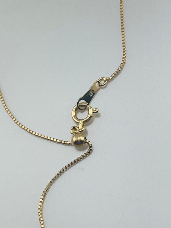アクセサリー K18 Gold Venetian Chain Necklace 45cm K18 Venetian Chain Slide Pin 0.7mm 45cm/japan Seller - Etsy
