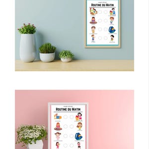 Routine du matin enfant à imprimer - Fichier PDF éducatif - Autonomie école maternelle