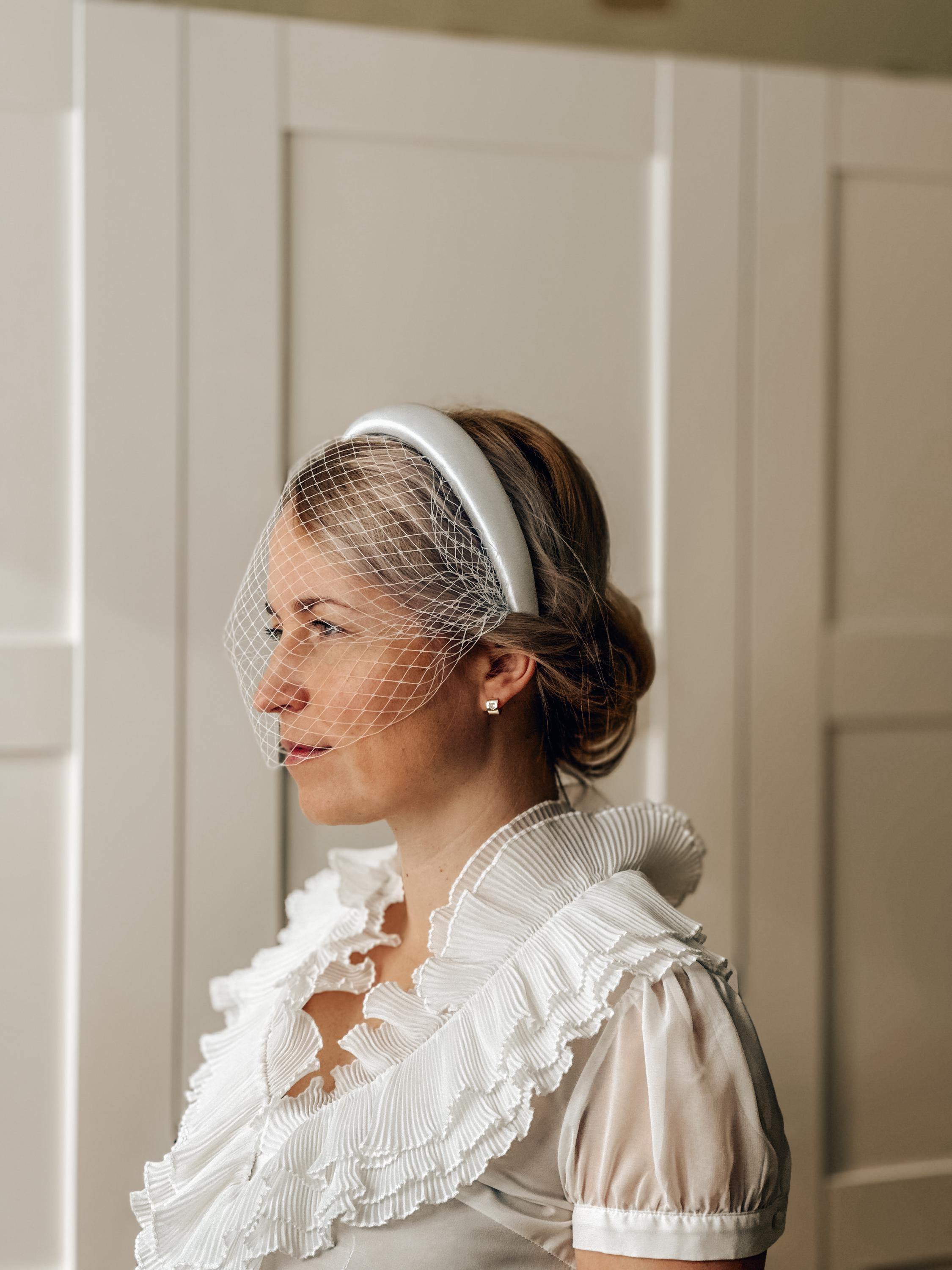 renaissance headpiece with veil
