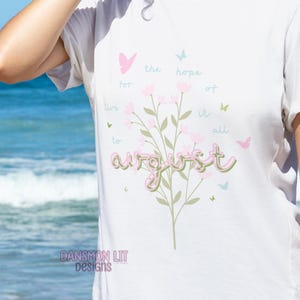 August PNG, Salt Air PNG, To Live For The Hope of It All PNG, folklore png, Taylor Inspired Png, Taylor Lyric, Swiftie png, taylor clipart