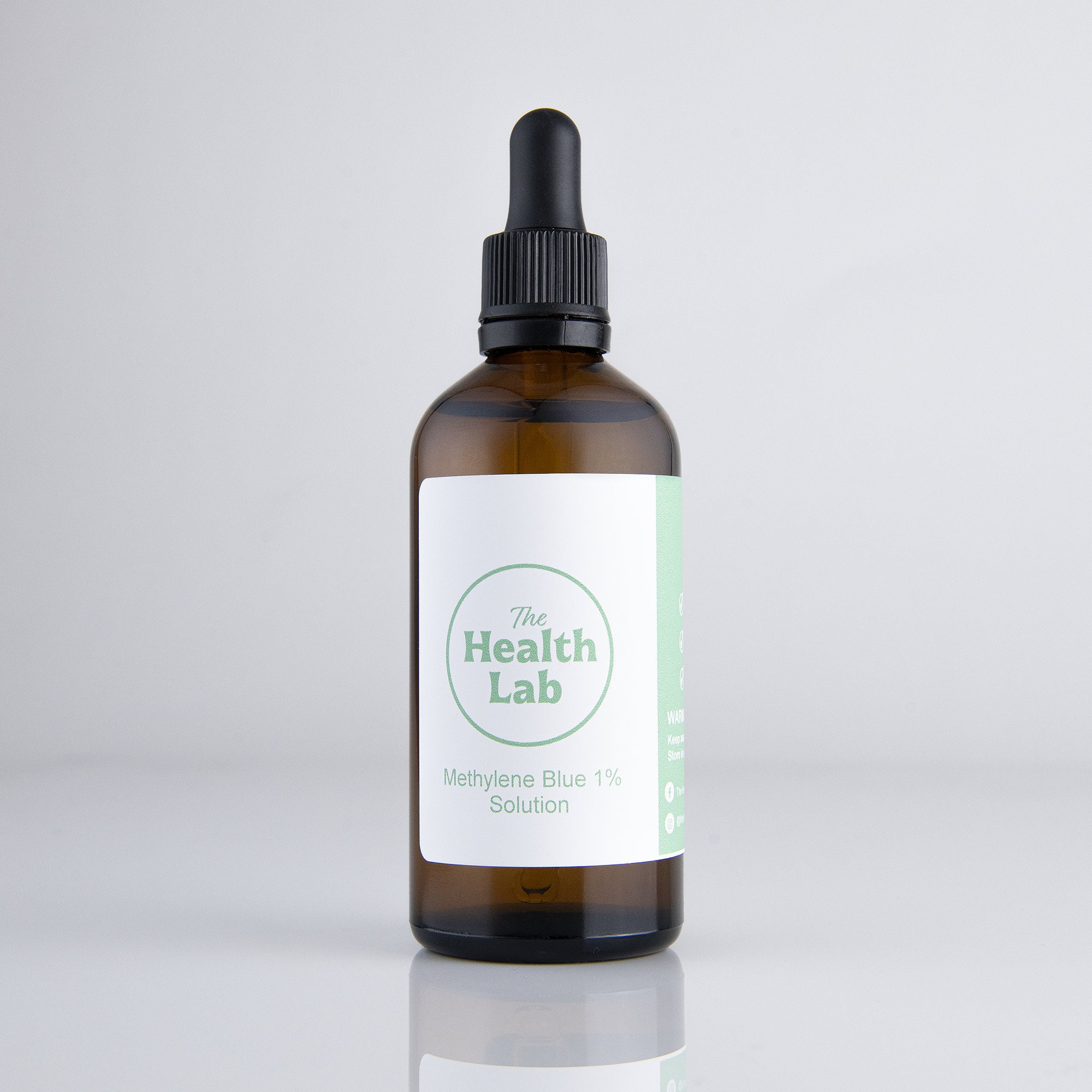 Blu di metilene 1% grado USP 120 ml/60 ml, elevata purezza testata, privo di formaldeide Blu di metilene 1% grado USP 120 ml/60 ml, elevata purezza testata, privo di formaldeide