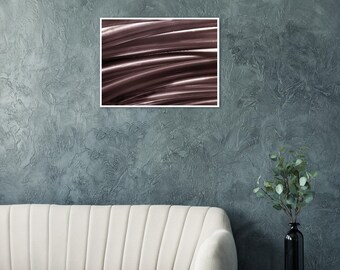 Fotografía abstracta de metal curvo.