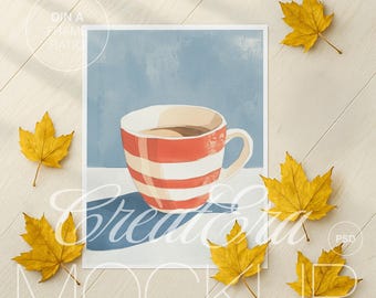 A4 A3 Poster Mockup: Realistic Paper Flat Lay (PSD Digital Download)