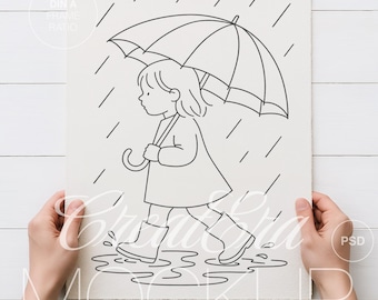 Plakat z teksturą papieru: minimalistyczna sztuka ścienna, układ płaski (PSD, A4/A3/DIN A)